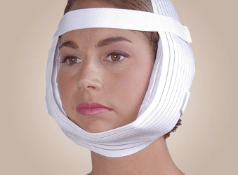 UNIVERSAL FACIAL BAND WITH COLD/HOT COMPRESS